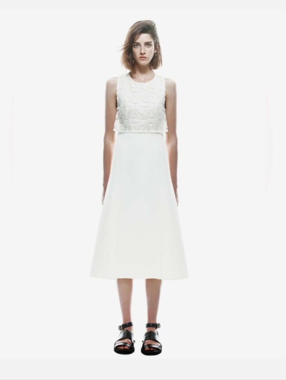 Self Portrait Sequin Overlay Dress NWT Size XS
